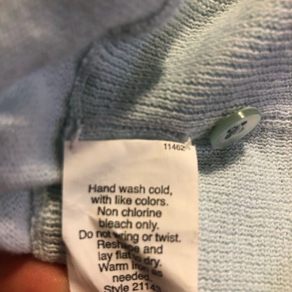 J. Crew V-Neck Belted Cotton Cardigan L - Picture 9 of 9